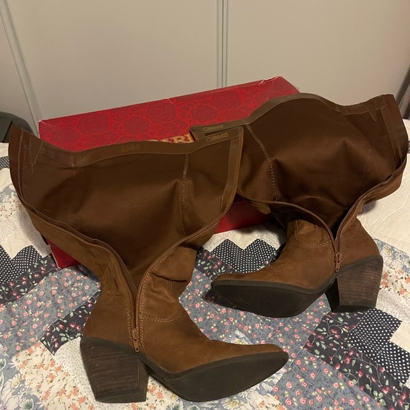 Carlos by Carlos Santana Lever fringe boots sz 10🤎 - Picture 12 of 17